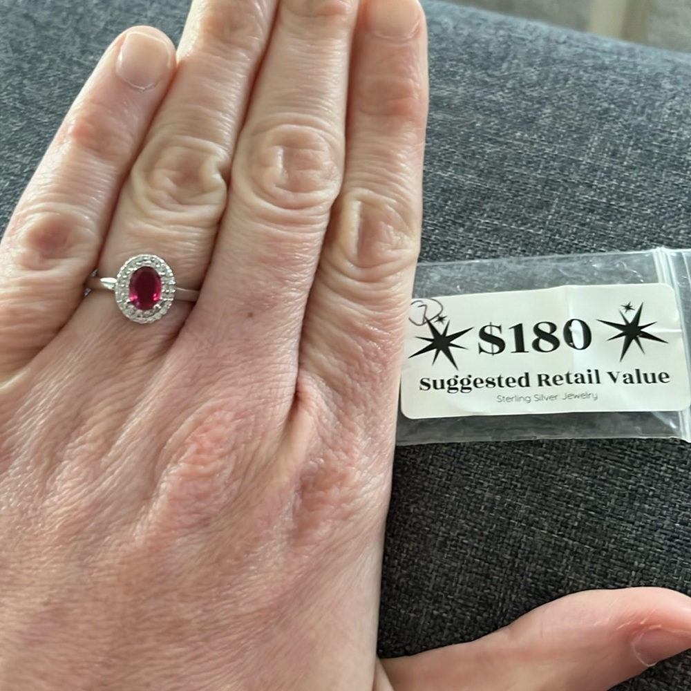 Bella Fizz Ruby Ring